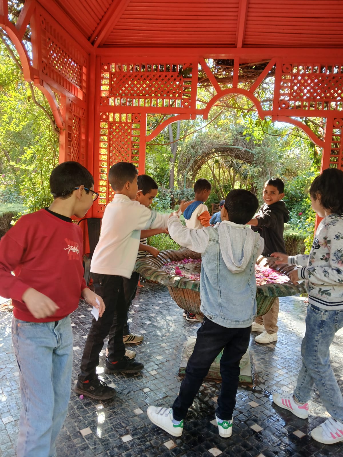 photo d'enfants jouants